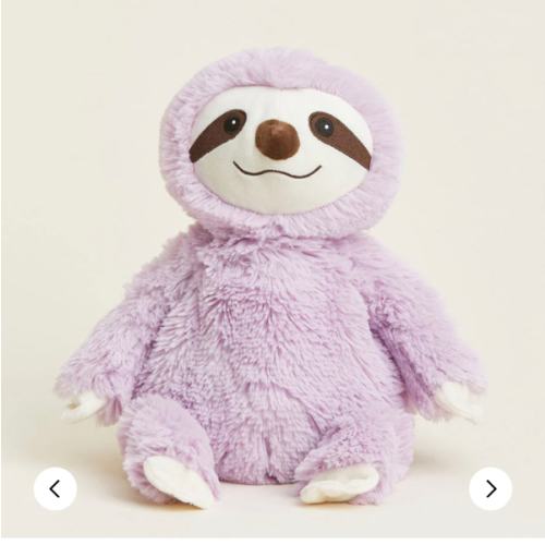 Purple Sloth Warmies | Microwavable Purple Sloth Warmies Stuffed Animal | Warmies USA