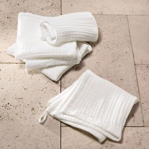5pk Organic Gauze Washcloth Set Neutrals - Casaluna™
