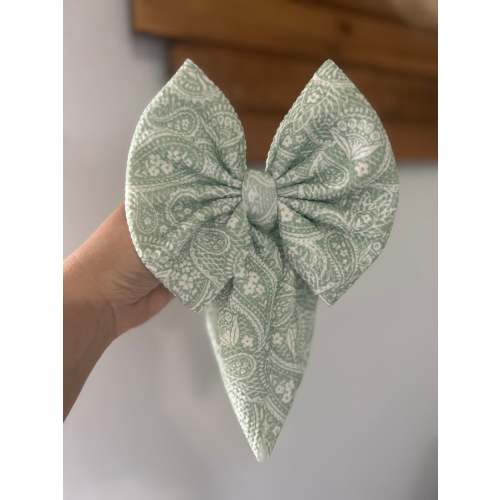 BOW - PAISLEY - GREEN