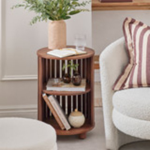 Kai Coffee Bedside Table - Pillow Talk