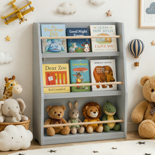 Isabelle & Max™ 3-Tier Kids Bookshelf For Toddler Kid Bookcase, Storage Book Rack | Wayfair