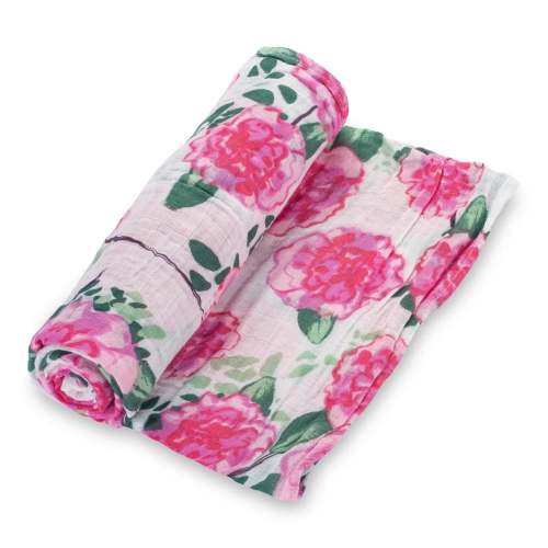 Live life in full bloom Muslin Swaddle