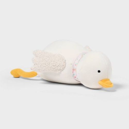 Goose Kids' Mini Weighted Plush Throw Pillow White - Pillowfort™