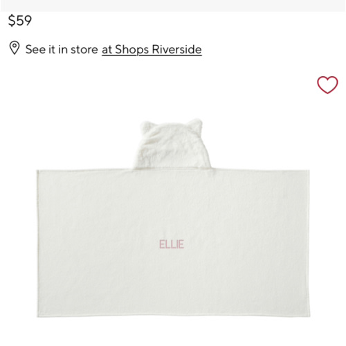 Faux-Fur Kitty Kid Hooded Towel