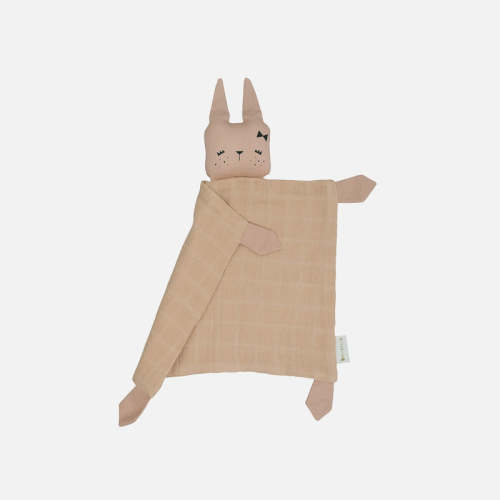 Cotton Animal Cuddle Comforter - Dusty Rose Bunny – MamaOwl
