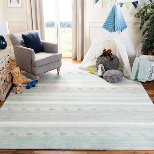Gosselin Kids Hand Loomed Wool Rug