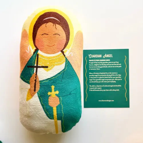 Special Edition Minky Guardian Angel Snuggly Saints Doll — Draw Near Designs