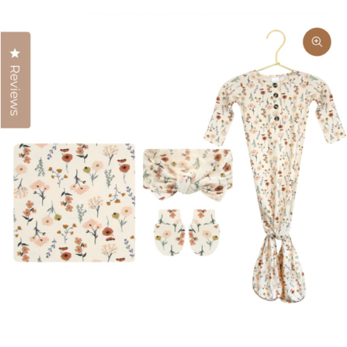 Rachel Newborn Headband Bundle (Gown)