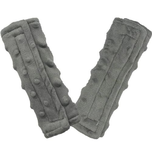 Baby Car Seat Neck Cover, Car Seat Strap Cover, Seat Belt Cushions Pads, Shoulder Strap Protectors, Reversible Pram Harness Covers in Minky, Baby Neck Pad Protector