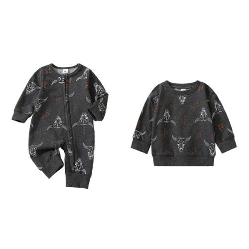BOHO SKULL Jumpsuit - Hazel & Bo