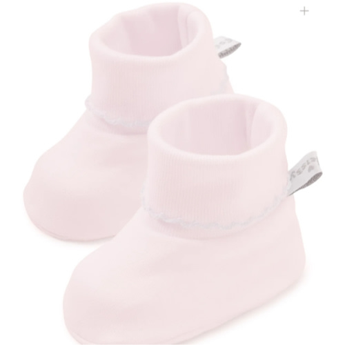 Pink/White Kissy Basics Booties