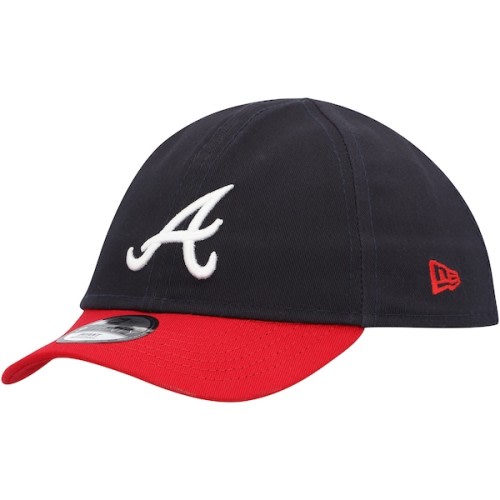 Infant Atlanta Braves New Era Navy Team Color My First 9TWENTY Flex Hat
