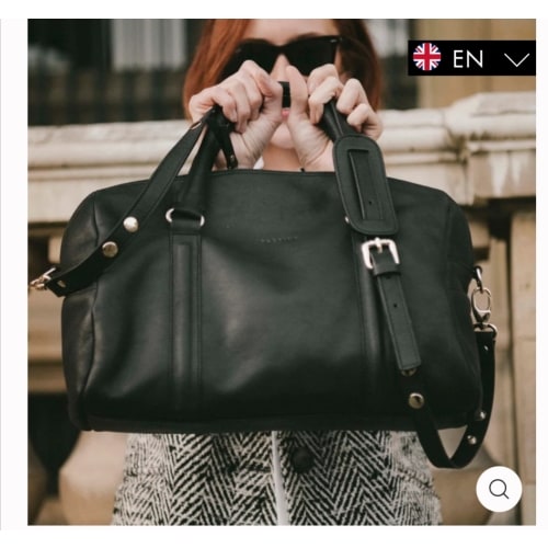 JOSEFINA MEDIUM BLACK DIAPER BAG