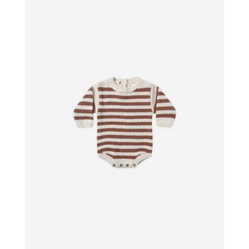 Rex Romper || Cedar Stripe – Quincy Mae
