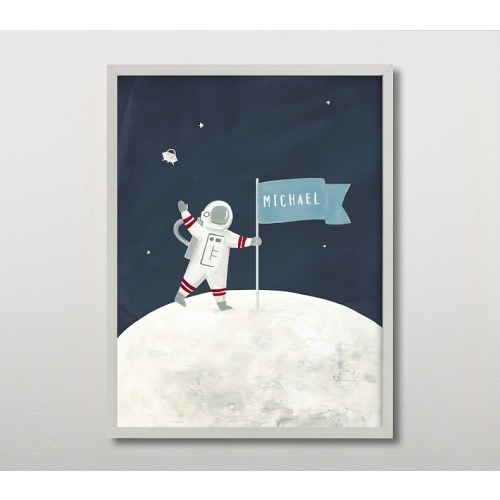 Minted® Love you to the Moon Wall Art by Teju Reval