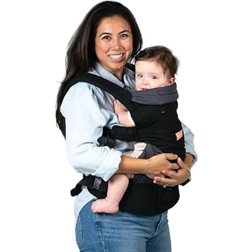 Baby Trend Caleo 3-in-1 Newborn Carrier, 100% Cotton, Snuggle Midnight