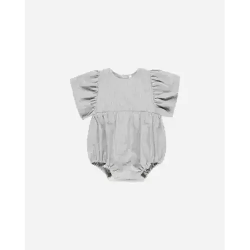 Rylee & Cru Kalea Romper - Blue Micro Stripe
