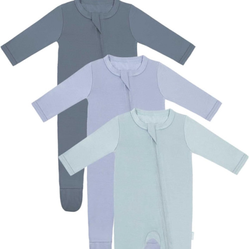 RRP Unisex Baby Footies Pajamas,Rayon Derived From Bamboo,Buttery Soft Sleep 'N Play PJs,2-Way Zipper Closure,0-18 Months