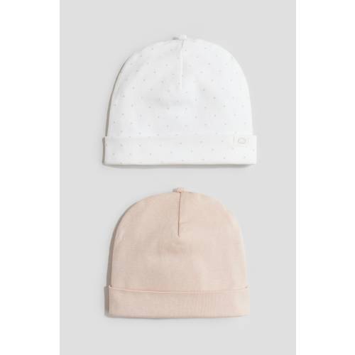 2-PACK COTTON BEANIES