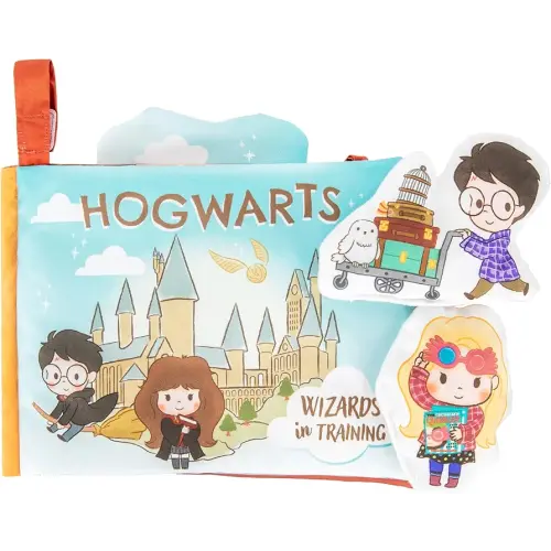 KIDS PREFERRED Harry Potter Activity Deluxe Soft Book with Crinkle, Squeak, Peek-a-Boo Flap, and Tactile Features – 8 Inches