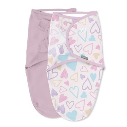SwaddleMe by Ingenuity Original Swaddle - 0-3 Months - 2pk, Color: I Heart You