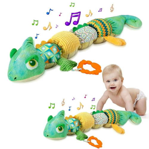 Baby Toys 0 to 12 Months Plush Musical Stuffed Animal Sensory Tummy Time 0-3-6-12 Months Gift