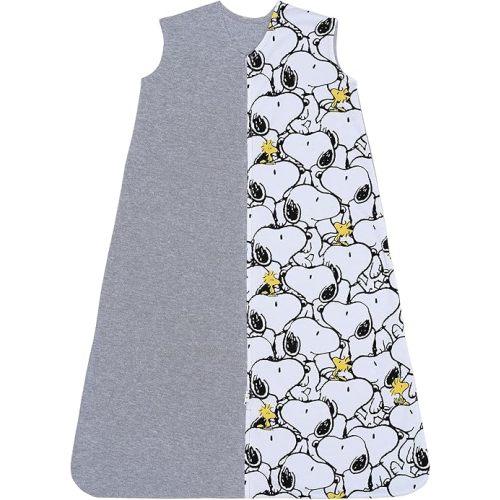 Lambs & Ivy Snoopy & Woodstock Breathable Cotton Jersey Baby Wearable Blanket