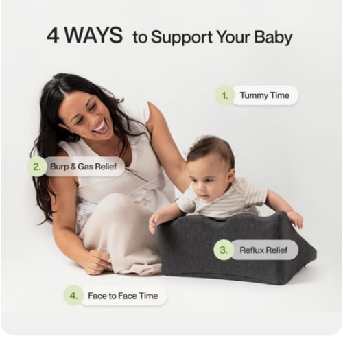 Burplee Lounger | Tummy Time, Gas and Reflux Relief for Babies | 0-9 Months – Vonu