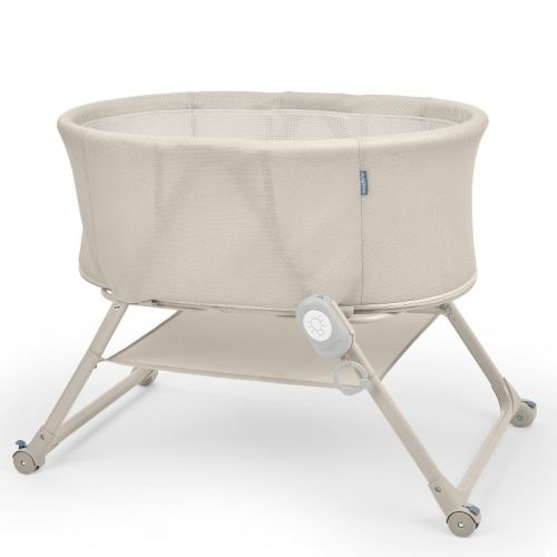 SwaddleMe by Ingenuity Snooze & Stow Easy Folding Bassinet - Sand