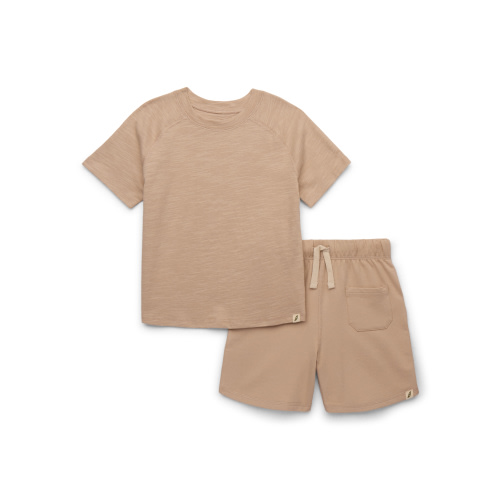 easy-peasy Toddler Boys Short Sleeve Tee & Shorts Outfit Set, 2-Piece, Sizes 18M-5T