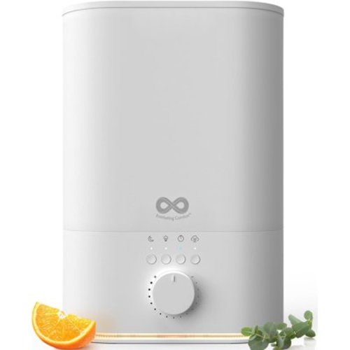 Everlasting Comfort 6L Top Fill Humidifier - Quiet Cool Mist, 60-Hour Run Time, for Large Rooms & Bedrooms, Aromatherapy