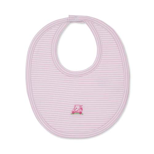 Golf Championship Pink Stripe Bib