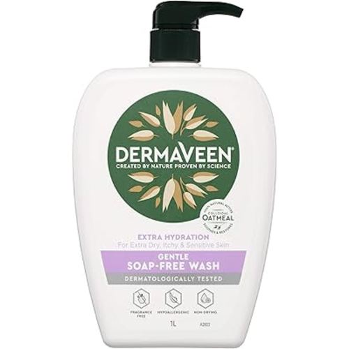 DermaVeen Extra Gentle Soap Free Wash, 1L