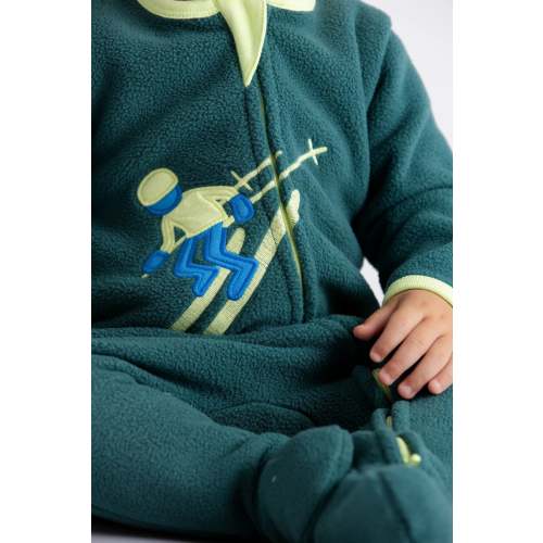 Fleece Zipper One-Piece