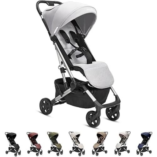 Colugo Compact Stroller - One Hand Fold Lightweight, Travel, Toddler, Airplane, Foldable Stroller with Rain Cover, Backpack and Cup Holder (Cool Grey)