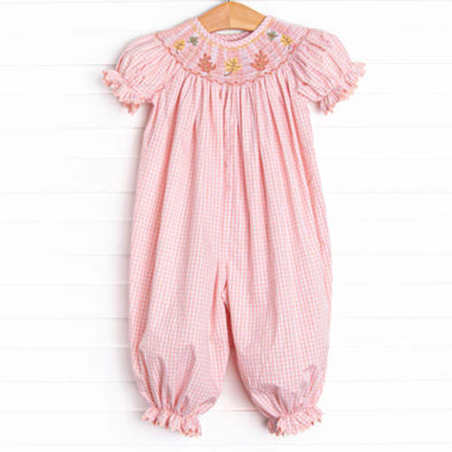 Harvest Hues Smocked Romper, Pink – Stitchy Fish