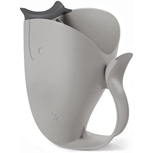 Skip Hop Baby Bath Rinse Cup, Moby Tear-free Waterfall Rinser, Grey