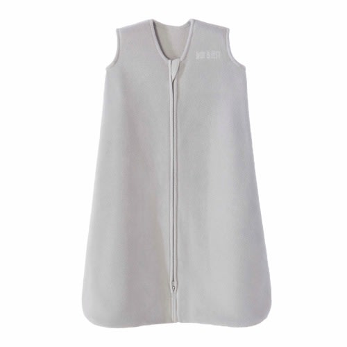 Solid Gray Micro-Fleece Wearable Baby Blanket | HALO