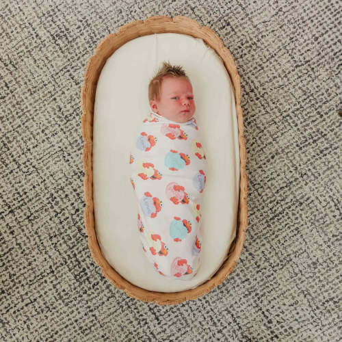 Knit Swaddle Blanket - Elmo Heart Candies