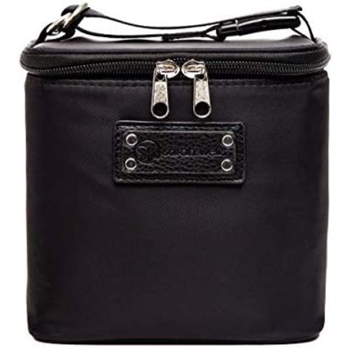 Sarah Wells Cold Gold Breastmilk Cooler with Ice Pack (Black)