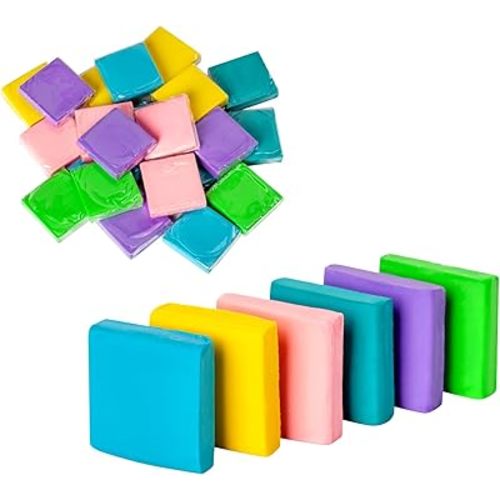 24 Pack Kneaded Erasers,Colorful Drawing Art Moldable Kneaded Sketching Erasers for Artists Blend, Shade, Smooth(24,Colored Eraser)