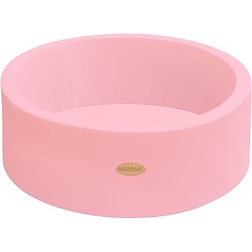 Baby Ball Pit Soft Round Memory Foam Ball Pits NOT Included Balls Indoor Outdoor Playpen for Babies Toddlers Kids Infants Ideal Birthday Gift for Girls Boys, Pink