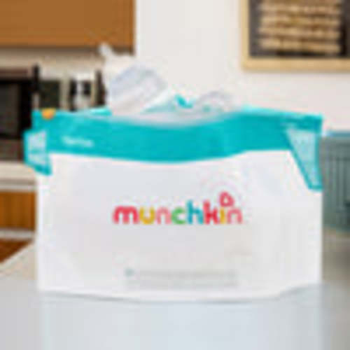 Jumbo Microwave Sterilizer Bags, 180 Uses, 6pk | Munchkin