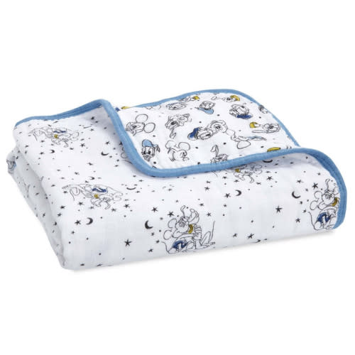 Mickey Stargazer Muslin Blanket | aden + anais