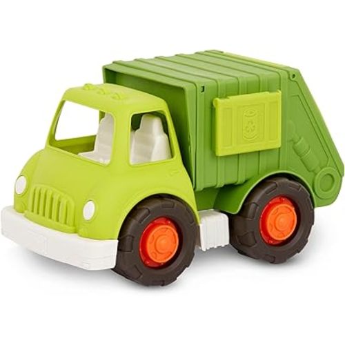 Battat- Wonder Wheels- Recycling Truck – Toy Garbage Truck – 3 Compartments For Waste Management- Toy Vehicle For Toddlers – Recyclable – Recycling Truck- 1 year +