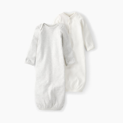 Carter's Little Planet Nightgown (2 Pack) - Cream/Grey, 3 M