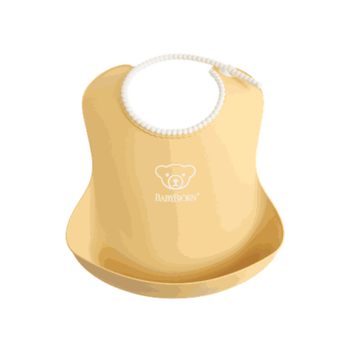 Baby bib with spill pocket in safe plastic | BabyBjörn