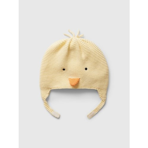 Baby Animal Beanie in maize yellow