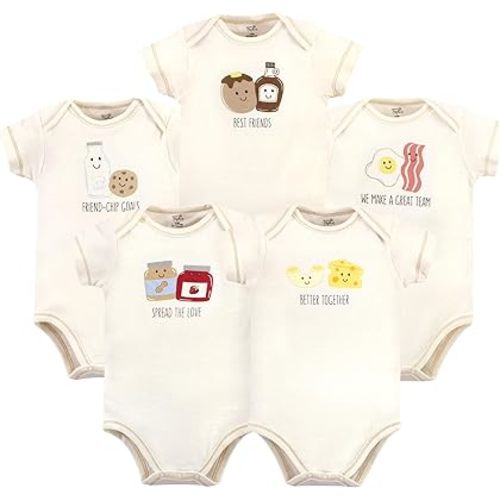 Touched by Nature Unisex Baby Organic Cotton Bodysuits