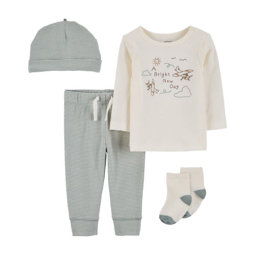 Baby 4-Piece Airplane Outfit Set - Carter's | Carter's